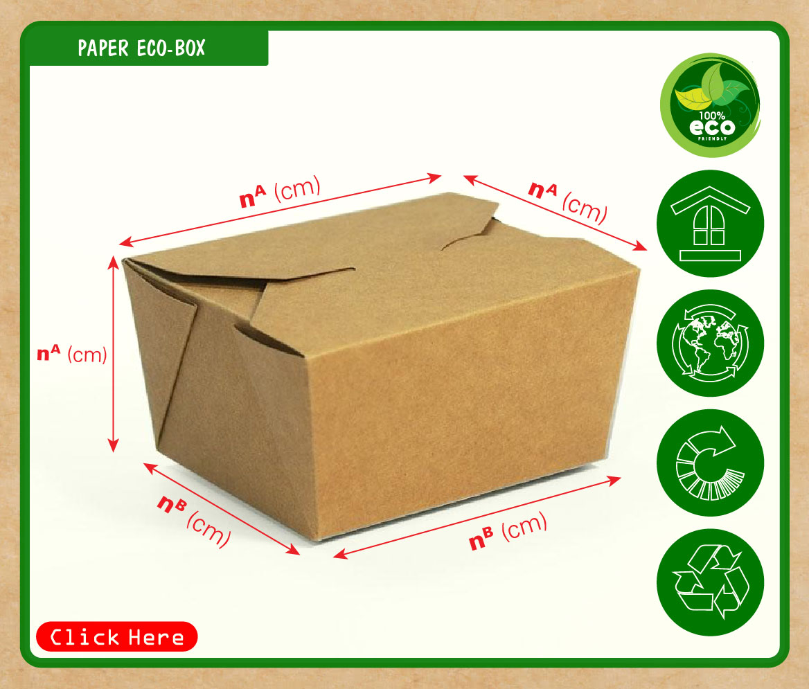 Hộp giấy đựng thức ăn nhanh takeaway